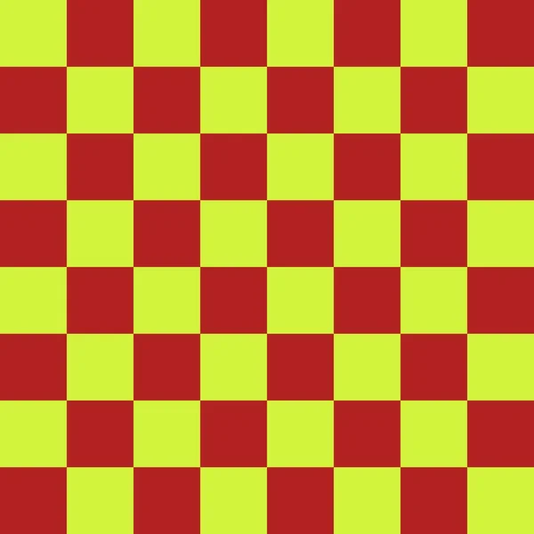 Checkerboard Fire Brick Lime Colors Checkerboard Chessboard Checkerboard Texture Squares — Stock Photo, Image