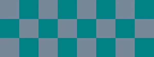 Шахматный Баннер Tal Light Slate Grey Colors Checkerboard Большие Квадраты — стоковое фото