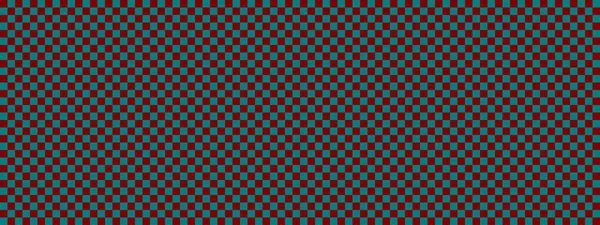 Dama pankartı. Teal ve kestane rengi dama tahtası. Küçük kareler, küçük hücreler. Satranç tahtası, dama tahtası dokusu. Kare deseni. Geçmişi. Tekrarlanabilir doku.