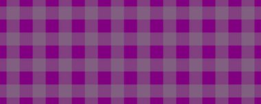 Pankart, ekose desenli. Gri üzerine mor. Masa örtüsü deseni. Doku. Kusursuz klasik model arkaplanı.
