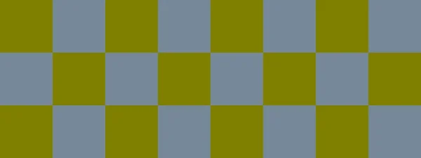Шахматный Баннер Светло Серый Оливковый Цвета Шерстяной Доски Большие Квадраты — стоковое фото