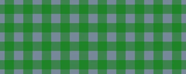 Banner Plaid Pattern Light Slate Grey Green Color Tablecloth Pattern — Stock Photo, Image