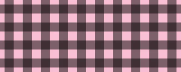 Bandiera Schema Quadri Rosa Colore Nero Modello Tovaglia Texture Sfondo — Foto Stock