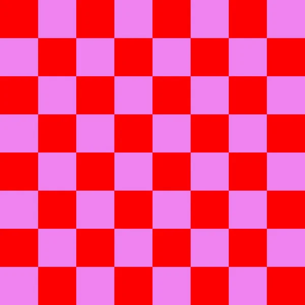 Checkerboard Violet Red Colors Checkerboard Chessboard Checkerboard Texture Squares Pattern — Stock Photo, Image