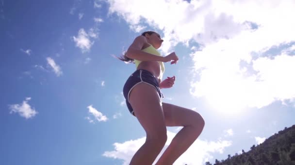 Atleta feminina — Vídeo de Stock