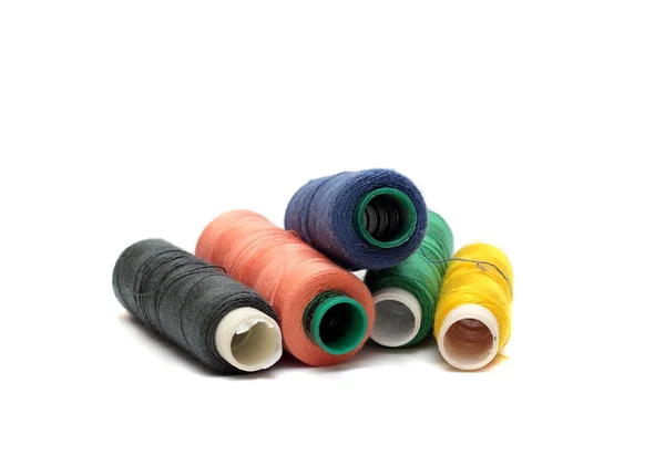 A bunch of multi-colored threads — Stock Photo, Image