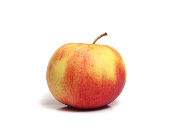 Смачне, стигле селянське яблуко — стокове фото
