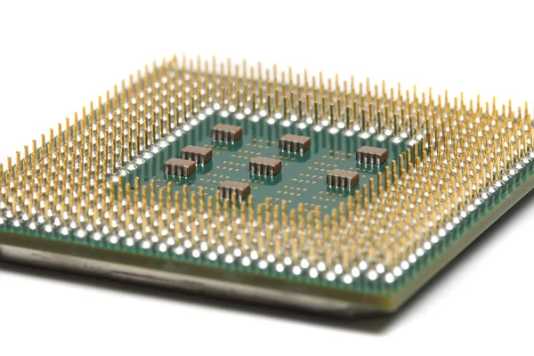 Oude computer cpu close-up shot — Stockfoto