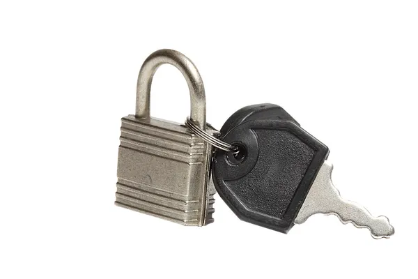 Cerradura con dos llaves — Foto de Stock
