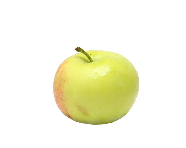 Små gröna jordbruk äpple — Stockfoto