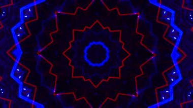 Kusursuz döngü videosu. Soyut sanat neon ışığı arka planı. Duvar Kağıdı