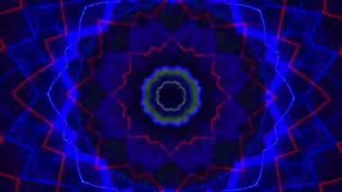 Kusursuz döngü videosu. Soyut sanat neon ışığı arka planı. Duvar Kağıdı