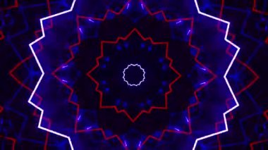 Kusursuz döngü videosu. Soyut sanat neon ışığı arka planı. Duvar Kağıdı