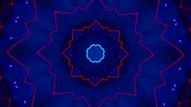 Kusursuz döngü videosu. Soyut sanat neon ışığı arka planı. Duvar Kağıdı