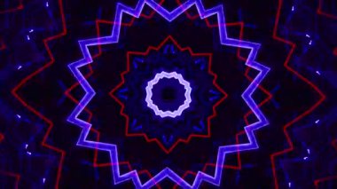 Kusursuz döngü videosu. Soyut sanat neon ışığı arka planı. Duvar Kağıdı