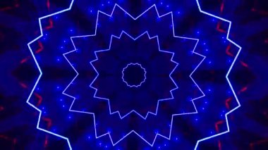 Kusursuz döngü videosu. Soyut sanat neon ışığı arka planı. Duvar Kağıdı