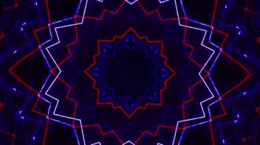 Kusursuz döngü videosu. Soyut sanat neon ışığı arka planı. Duvar Kağıdı