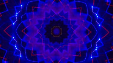 Kusursuz döngü videosu. Soyut sanat neon ışığı arka planı. Duvar Kağıdı