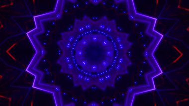 Kusursuz döngü videosu. Soyut sanat neon ışığı arka planı. Duvar Kağıdı