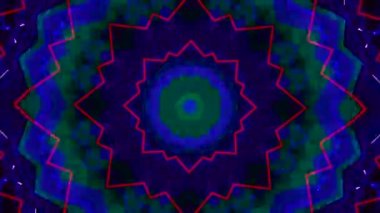 Kusursuz döngü videosu. Soyut sanat neon ışığı arka planı. Duvar Kağıdı