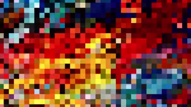 Abstrakt Färg Konst Ljus Bakgrund Levande Tapeter Inredning — Stockvideo