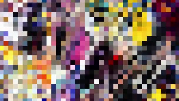 Абстрактний Кольоровий Художній Світлий Фон Неоновий Блимає Живі Шпалери Декор — стокове відео