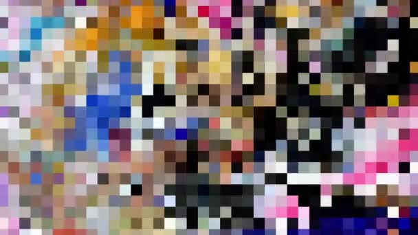 抽象的なカラーアートライトの背景 ネオンが点滅 壁紙をライブ — ストック動画