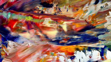 Renkli soyut arka plan duvar kağıdı. Modern motif görsel sanat. Yağlı boya karışımı. Moda el boyama bezi. Duvar dekorasyonu ve duvar resimleri fikri. Doku. Sanat nesnesi