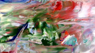 Renkli soyut arka plan duvar kağıdı. Modern motif görsel sanat. Yağlı boya karışımı. Moda el boyama bezi. Duvar dekorasyonu ve duvar resimleri fikri. Doku. Sanat nesnesi