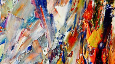 Renkli soyut arka plan duvar kağıdı. Modern motif görsel sanat. Yağlı boya karışımı. Moda el boyama bezi. Duvar dekorasyonu ve duvar resimleri fikri. Üç boyutlu doku. Sanat nesnesi