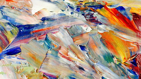 Renkli soyut arka plan duvar kağıdı. Modern motif görsel sanat. Yağlı boya karışımı. Moda el boyama bezi. Duvar dekorasyonu ve duvar resimleri fikri. Üç boyutlu doku. Sanat nesnesi