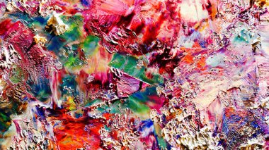 Renkli soyut arka plan duvar kağıdı. Modern motif görsel sanat. Yağlı boya karışımı. Moda el boyama bezi. Duvar dekorasyonu ve duvar resimleri fikri. Üç boyutlu doku. Sanat nesnesi