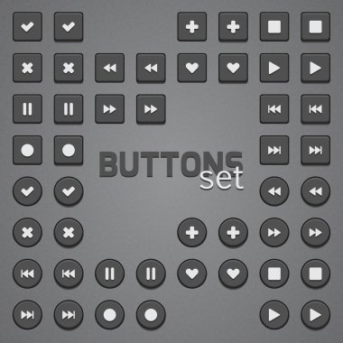 Küçük düğmeler kümesi