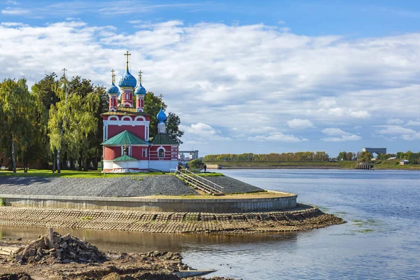 Uglich Russia September 2021 Facade Dimitry Blood Church Built 1692 — Stock Photo, Image