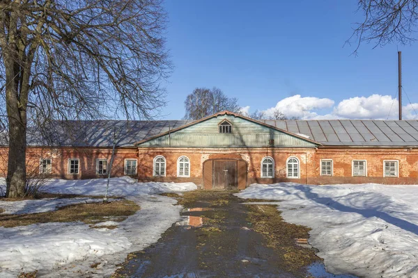 러시아의 드미트리 Olgovo Dmitrov Region 2021 Apraksin Manor 의버려진 외관의 — 스톡 사진