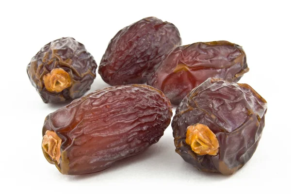 Dates on white background — Stock Photo, Image