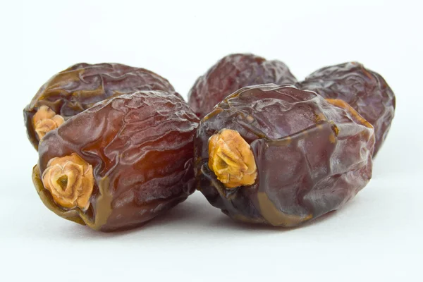 Dates on white background — Stock Photo, Image