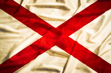 St patrick bayrak ipek örtü sallayarak üzerinde