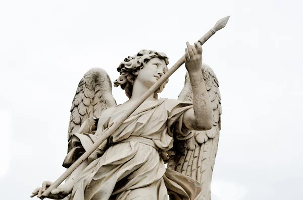 Marmorstaty av änglar i Rom, Italien — Stockfoto