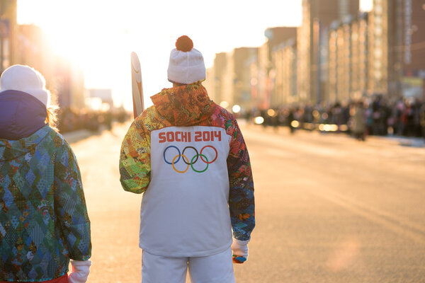 Эстафета Олимпийского огня в Сочи 2014
