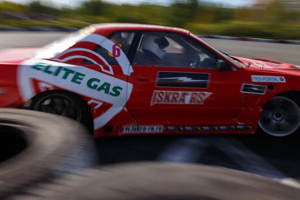 Drift yarış araba — Stok fotoğraf