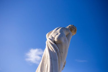 Statue bottom, great design for any purposes. blue sky background