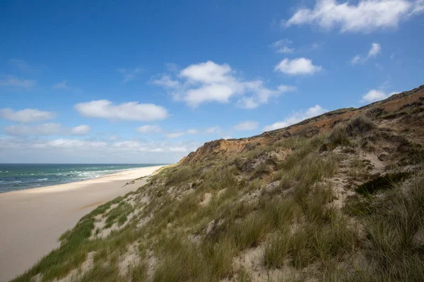 Sylt Pohled Pěší Turistiku Slušné Směrem Pláž Sylt Německo 2022 — Stock fotografie