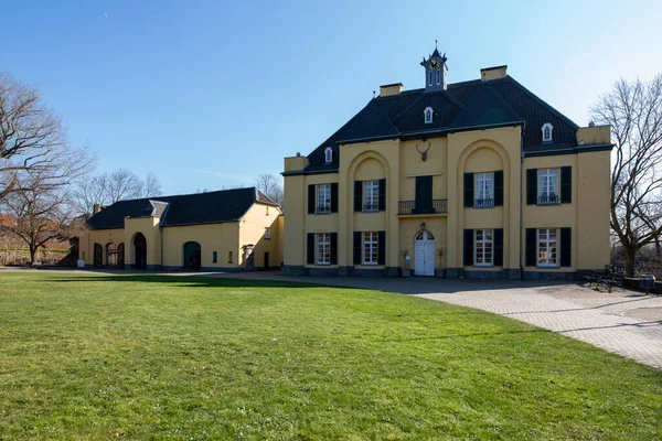 Krefeld Linn Blick Auf Das Jagdschloss Burg Linn Nordrhein Westfalen — Stockfoto