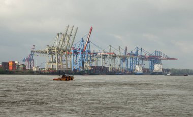 Hamburg - Burchard-Kai, Hamburg, Almanya, 26.04.2018