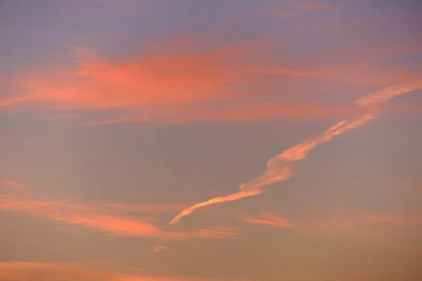 Tramonto Cielo Cielo Arancione Raggi Sole Carta Parati — Foto Stock
