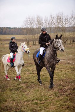 St. Hubertus sonbaharda at sürüyor - Çek Cumhuriyeti tilki avı