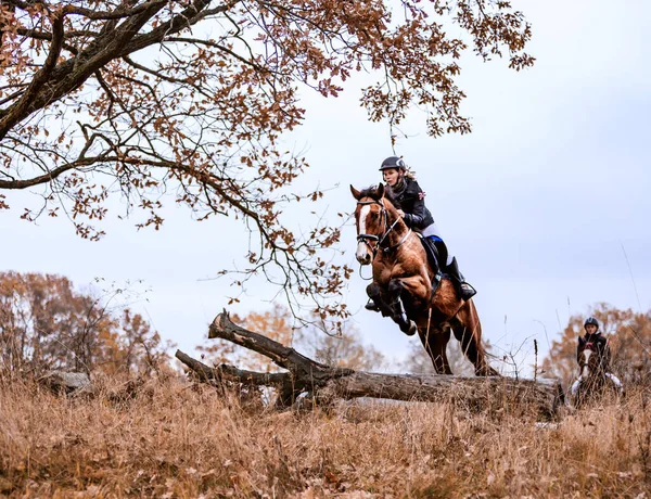 St. Hubertus sonbaharda at sürüyor - Çek Cumhuriyeti tilki avı