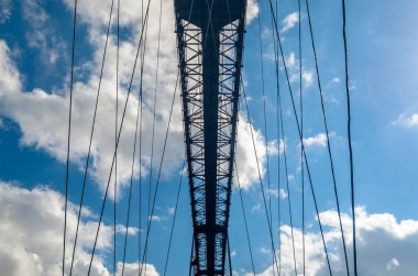 Vizcaya Köprüsü 'nün ayrıntıları, Portekiz ve İspanya' nın Getxo kentlerini 1893 yılında inşa eden bir ışınlama köprüsü, UNESCO tarafından Dünya Mirası Alanı ilan edildi.