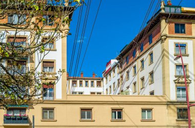 İspanya 'nın Bask Bölgesi Getxo kasabasında mimarlık